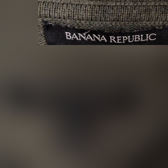 Women's Banana Republic Long Cardigan Sweater - Size Small Petite - Olive Color - Picture 4 of 5